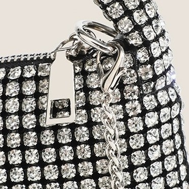 1 pieza de lujosa serie elegante color sólido PU bolsos de mano para mujer Imagen4