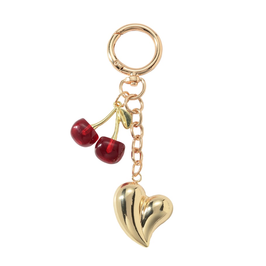 1 Piece Heart Alloy Bag Charm Picture10