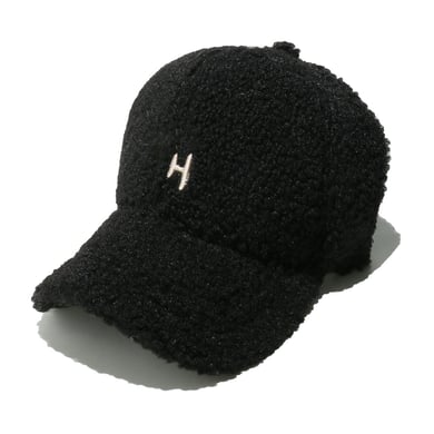 Cappello da donna in peluche con lettera casual, 1 pezzo h5 