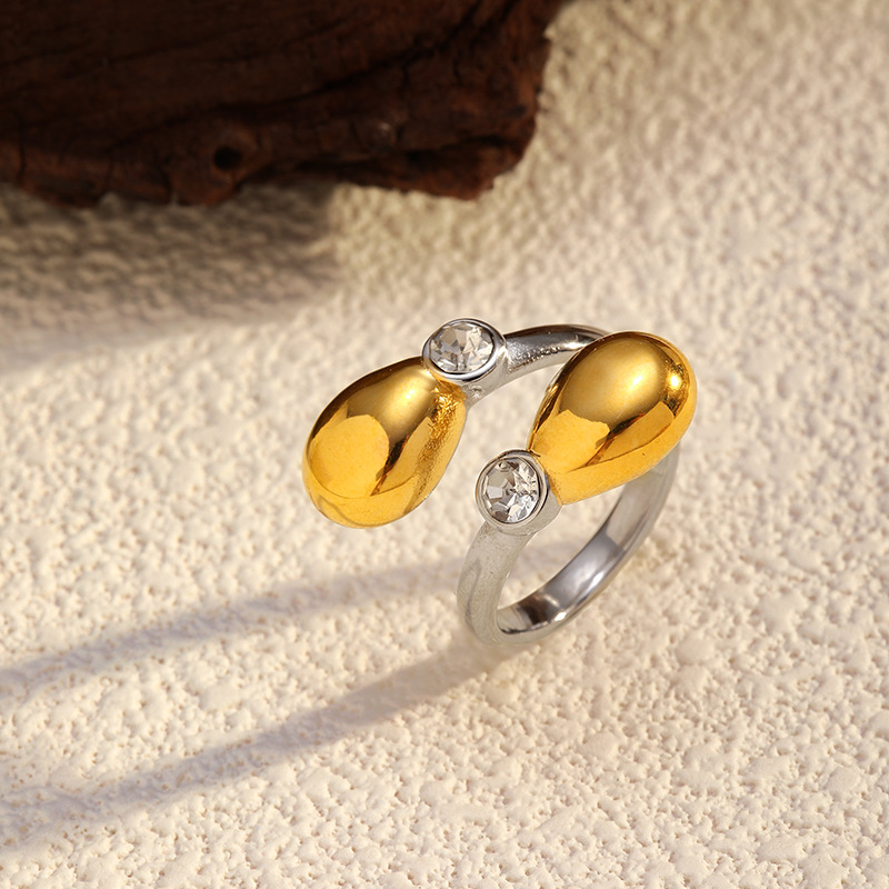 1 Piece Retro Rose Stainless Steel Statement Ring h5Picture3