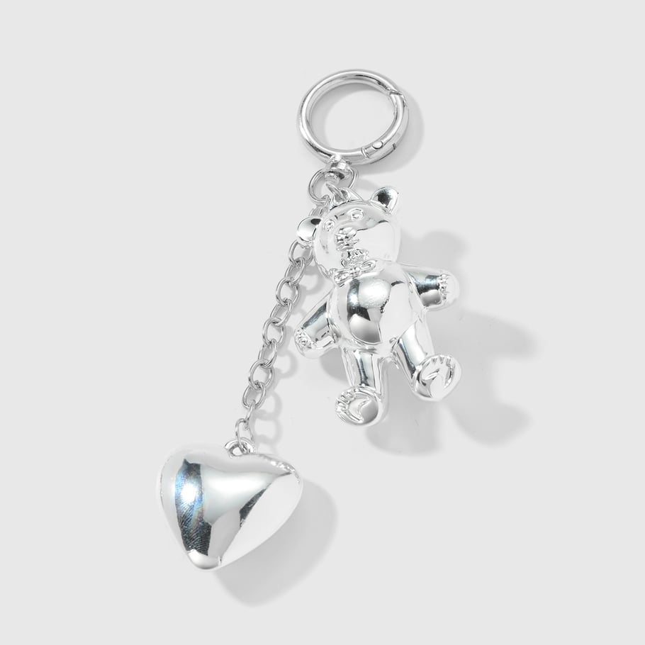 1 Piece Heart Alloy Bag Charm Picture5