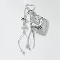 1 silver heart keychain Picture2