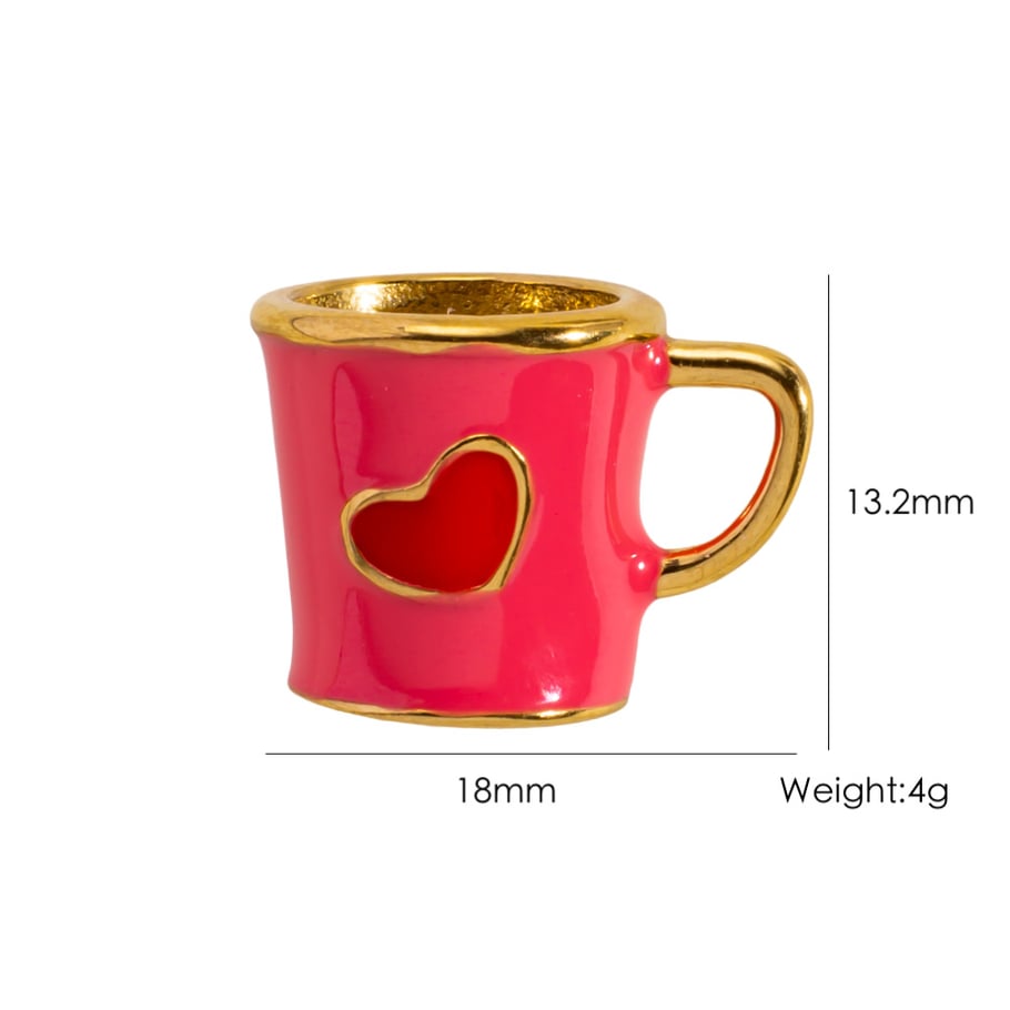 1 Piece  DIY Cute Irregular Shape Animal Stainless Steel  Women's Pendants 