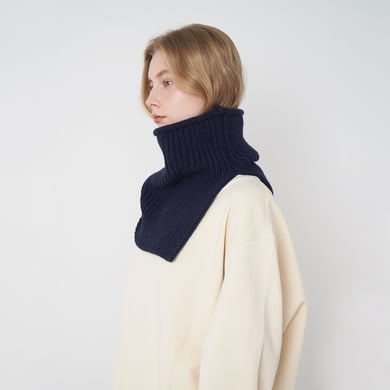 1 Piece Chunky Solid Color Polyester Women's Winter Scarves h5 Picture3