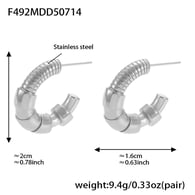 F492-Stahlohrringe Bild6