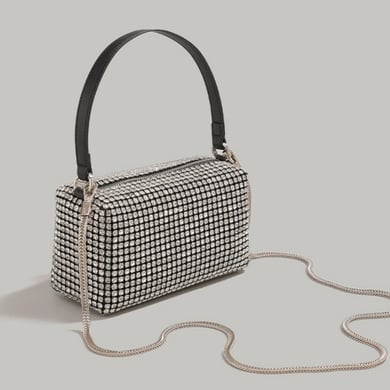 1 pieza de lujosa serie elegante color sólido PU bolsos de mano para mujer h5 Imagen3