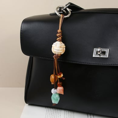 1 Piece Classic Series Simple Star Circle Resin Women's Bag Charms h5 
