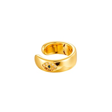 1 Piece Copper Gold Color Zircon Ear Cuffs h5 