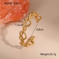 NMSB-J536-2 Multi-heart bracelet Picture2