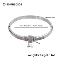 Z480-Steel Colored Zircon Bracelet Picture4