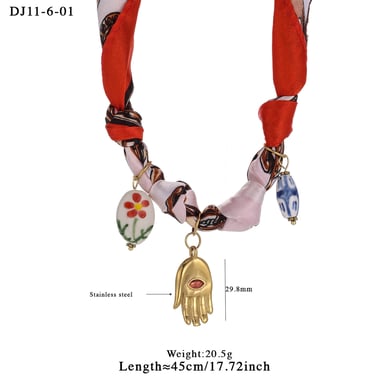 1 Piece Luxurious Fish Stainless Steel Gold Color Women's Pendant Necklaces h5 Picture2