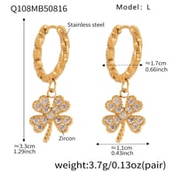Q108-Gold Earrings Picture6