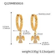 Q129-Gold Earrings Picture5