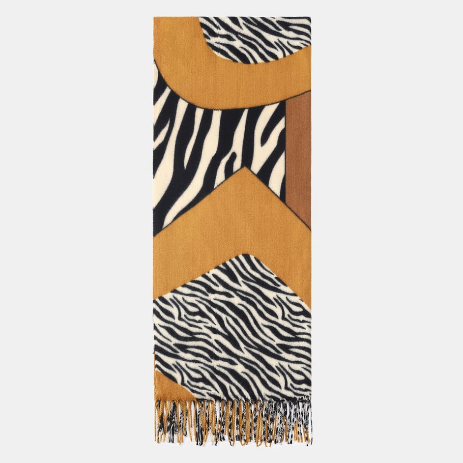 1 Piece Retro Leopard Print Rayon Women's Winter Scarves 