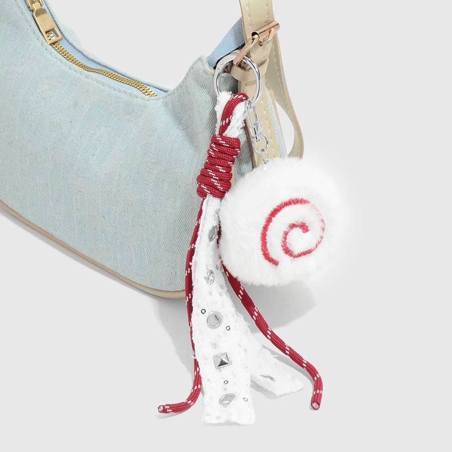 1 Piece Cute Plush Ball Bag Charm Picture4