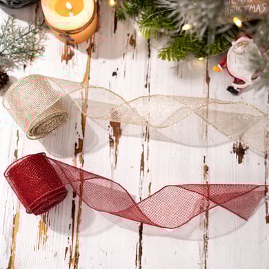 1 Rolle Weihnachtsdekoband h5 Bild3