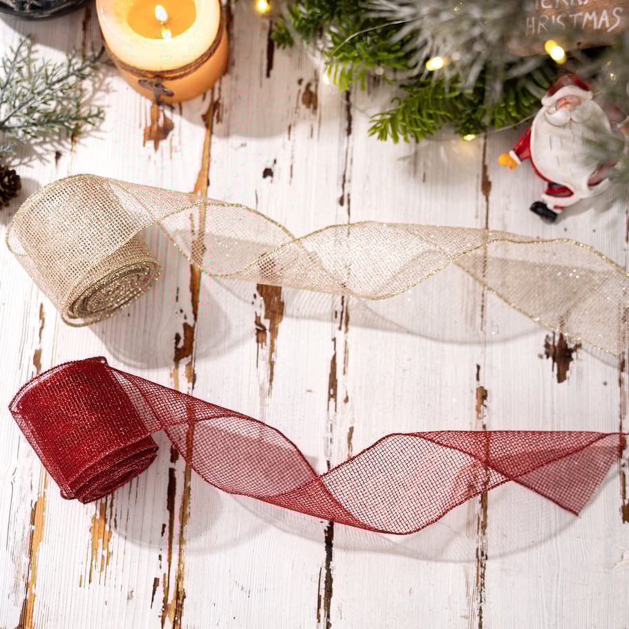 1 Rolle Weihnachtsdekoband Bild3