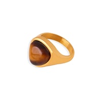 A530-Goldring mit natürlichem Tigerauge/Nr.7 Bild11