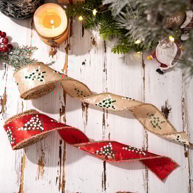 1 Rolle Weihnachtsdekoband h5 Bild3