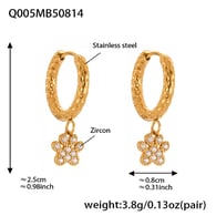Q005-Golden Batch Bear Claw Earrings Picture5