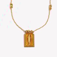 Hand-woven colored rope dripping oil tuna tarot card - golden Picture2