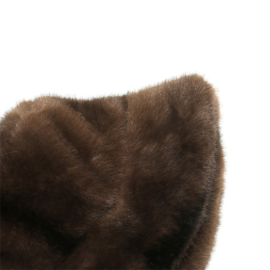1 Piece Color-blocked Plush Fisherman's Hat Picture6