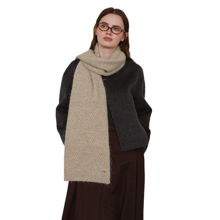 1 Piece Elegant Plaid Polyester Women's Winter Scarves Picture4