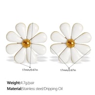 EH760WEG White Oil Drop Earrings Picture13