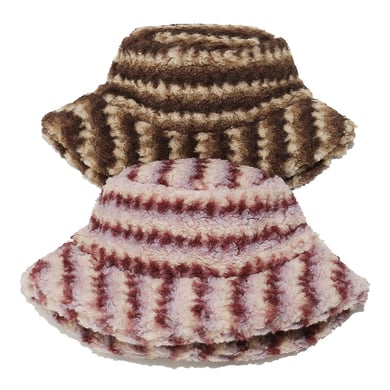 1 Piece Retro Strip Fisherman's Hat h5 Picture3