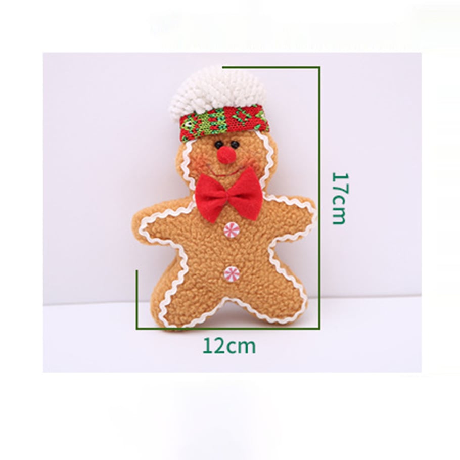 1 Piece Christmas Tree Gingerbread Man Figurine 