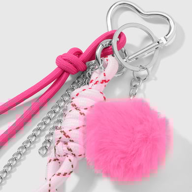 1 Piece Cute Plush Ball Bag Charm h5 Picture6
