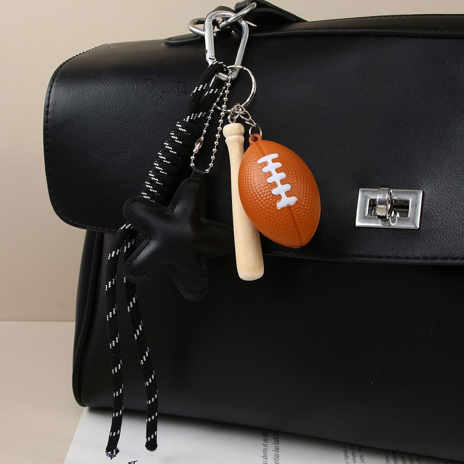 1 Piece Simple Light Luxury Casual Star PU Women's Bag Charms Picture4
