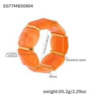 E677-Orange Bracelet 60mm Picture2