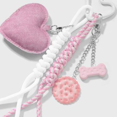 1 breloque de sac à biscuits en forme de cœur mignon h5 Image5
