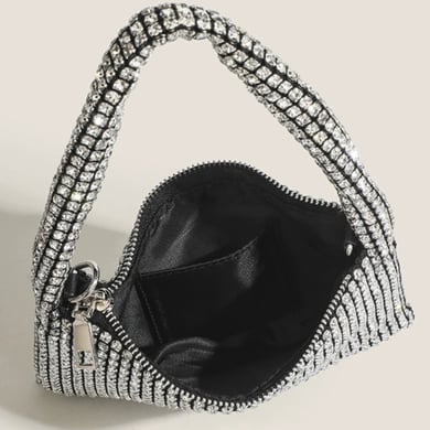 1 pieza de lujosa serie elegante color sólido PU bolsos de mano para mujer h5 Imagen3