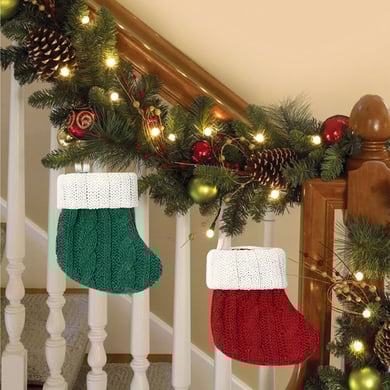 1 Piece Cute Christmas Tree Decorative Stocking h5 Picture5