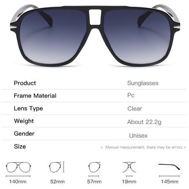 1 Paar braune modische Retro-Piloten-Sonnenbrille für Damen h5 Bild4