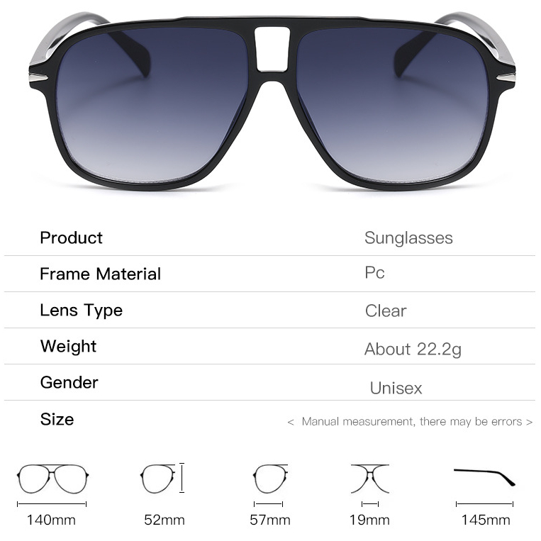 1 Paar braune modische Retro-Piloten-Sonnenbrille für Damen Bild4