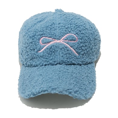 Cappello da donna in peluche con fiocco dolce, 1 pezzo h5 Immagine5