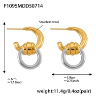 F1095-Gold Ohrringe Bild9