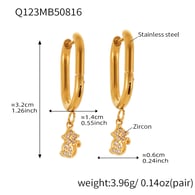 Q123-Gold Earrings Picture10