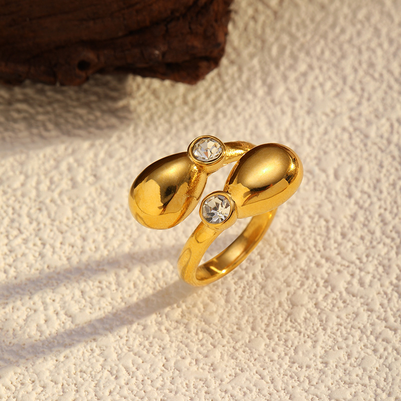 1 Piece Retro Rose Stainless Steel Statement Ring h5Picture2