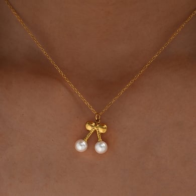 1 Piece Casual Food Stainless Steel  Gold Color  Women's Pendant Necklaces h5 Picture3