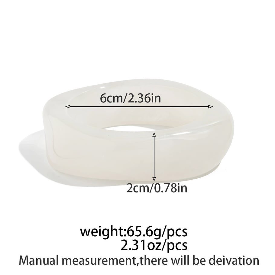 1 brazalete retro de forma irregular Imagen2