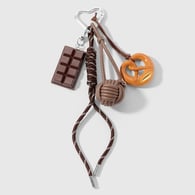 1 brown chocolate bread keychain Picture2