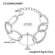 E323-Steel Bracelet 17+5CM Picture2