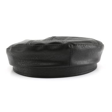 1 Piece Ins Style Solid Color PU Beret h5 Picture3