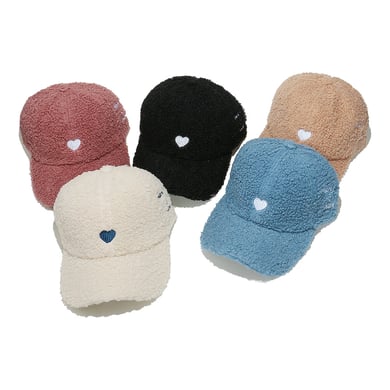 Cappello da donna in peluche a forma di cuore, 1 pezzo h5 Immagine2