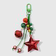 1 red bell star keychain Picture3