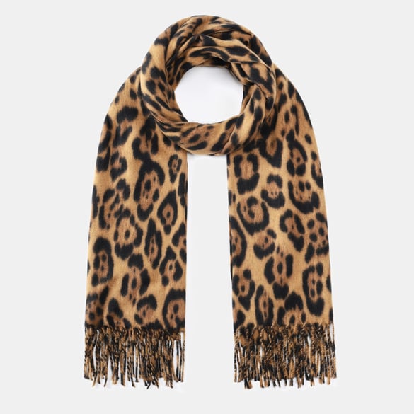 1 Piece Daily Leopard Print Rayon Women's Winter Scarves 2